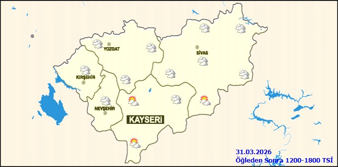 Sivas'ta Hava Durumu: 31 Mart Salı Yağmurlu, 5 Günlük Tahmin ve Önemli Uyarılar - Görsel 3