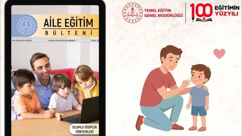Beşikdüzü İlçe Milli Eğitim Müdürlüğü'nden Ailelere Nisan Ayı Eğitim Bülteni