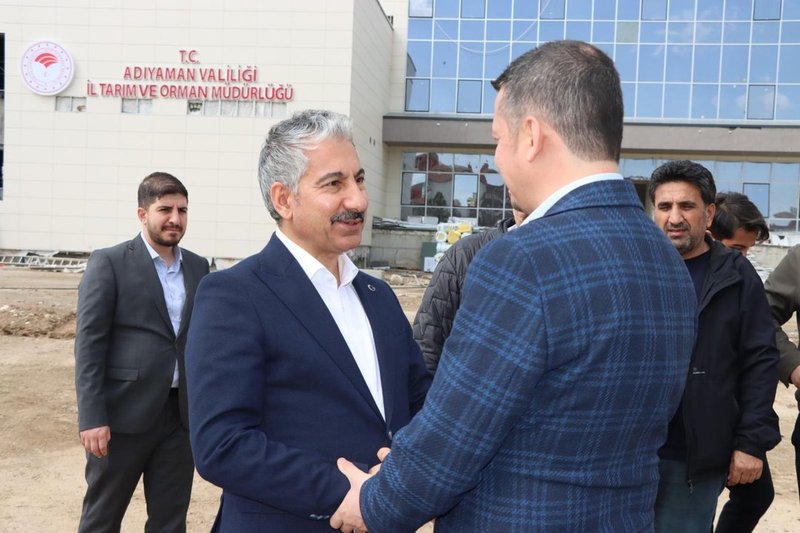 Adıyaman İl Tarım ve Orman Müdürlüğü Yeni Hizmet Binası İnşaatı İncelendi - Görsel 2
