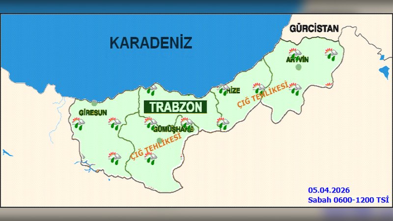 Gümüşhane'de Hava Durumu: Parçalı Bulutlu ve Yağışlı, Sıcaklık Mevsim Normallerinde