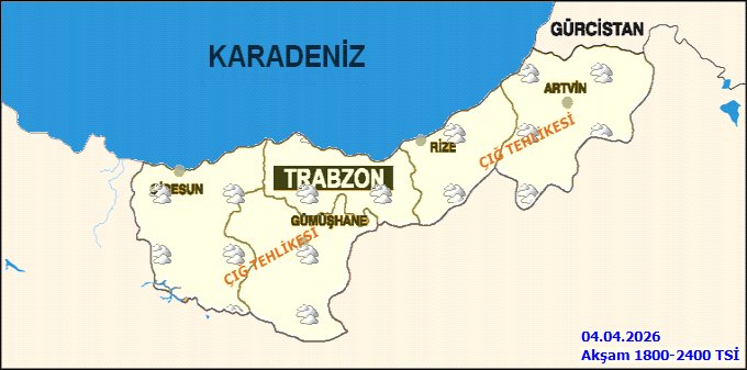 Gümüşhane'de Hava Durumu: Parçalı Bulutlu ve Yağışlı, Sıcaklık Mevsim Normallerinde - Görsel 4