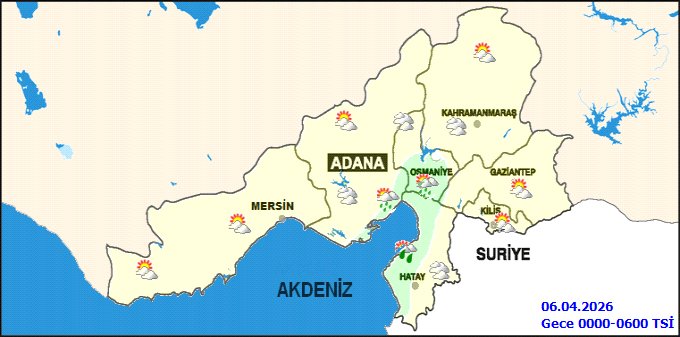 Kahramanmaraş'ta 5 Günlük Hava Tahmini: Sağanak Yağışlar Bekleniyor - Görsel 4