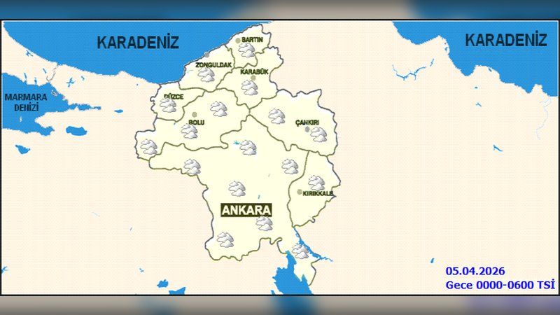 Zonguldak'ta 5 Günlük Hava Durumu: Sağanak Yağış Bekleniyor