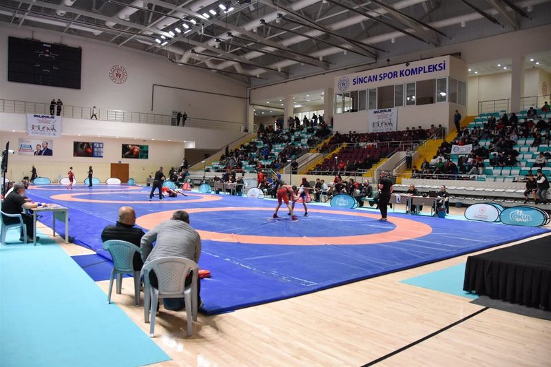 Ankara'da Okul Sporları Güreş Türkiye Şampiyonası Heyecanı Sona Erdi - Görsel 3