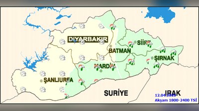 Batman'da Kuvvetli Yağış ve Sağanak Bekleniyor: Sıcaklıklar Düşüyor