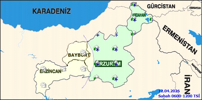 Bayburt'ta Hava Durumu: Kar Yağışı ve Buzlanma Bekleniyor - Görsel 3