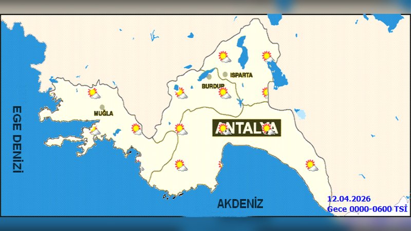 Burdur ve İlçeleri İçin 5 Günlük Hava Durumu Tahmini: Sıcaklıklar Artıyor, Buzlanma Tehlikesi Var