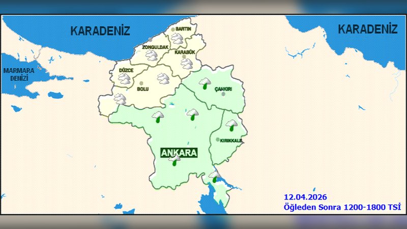 Çankırı'da Hava Durumu: Karla Karışık Yağmur ve Don Tehlikesi