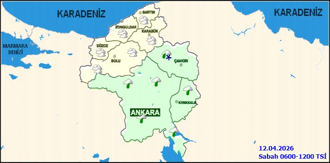 Çankırı'da Hava Durumu: Karla Karışık Yağmur ve Don Tehlikesi - Görsel 4