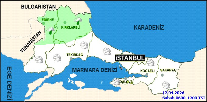 Edirne'de Hava Durumu: Parçalı Bulutlu ve Hafif Yağmurlu Bir Gün Bekleniyor - Görsel 3