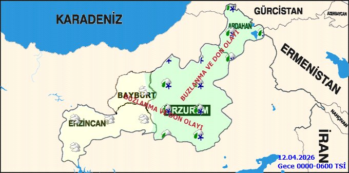 Erzurum'da Yoğun Kar Yağışı ve Buzlanma Tehlikesi: 5 Günlük Hava Tahmini - Görsel 4