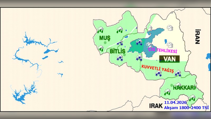 Hakkari'de Kuvvetli Yağış ve Karla Karışık Yağmur Bekleniyor: Dikkatli Olun!