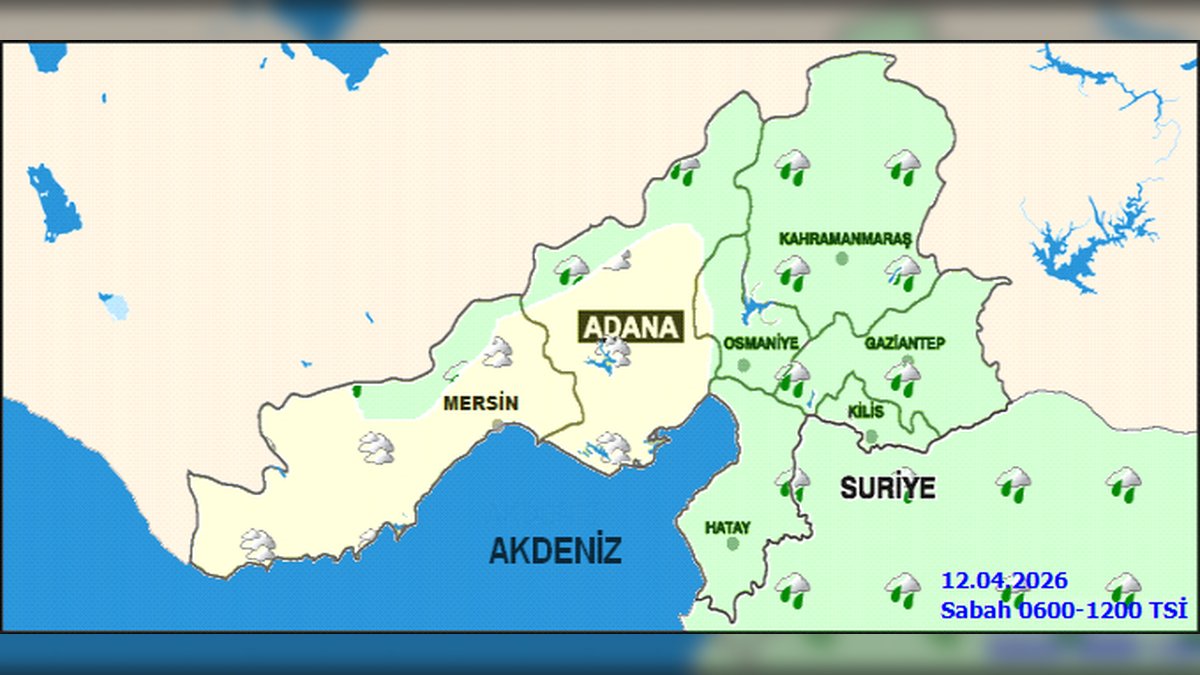 Kahramanmaraş'ta 5 Günlük Hava Durumu: Parçalı Bulutlu ve Yağışlı
