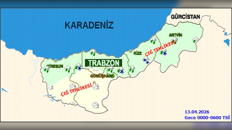 MGM Trabzon Hava Durumu: 12 Nisan 2026 Tahmini ve Önemli Uyarılar