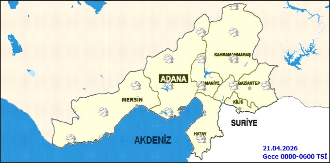 Adana'da Kuvvetli Yağış ve Fırtına Bekleniyor: Dikkatli Olun! - Görsel 3