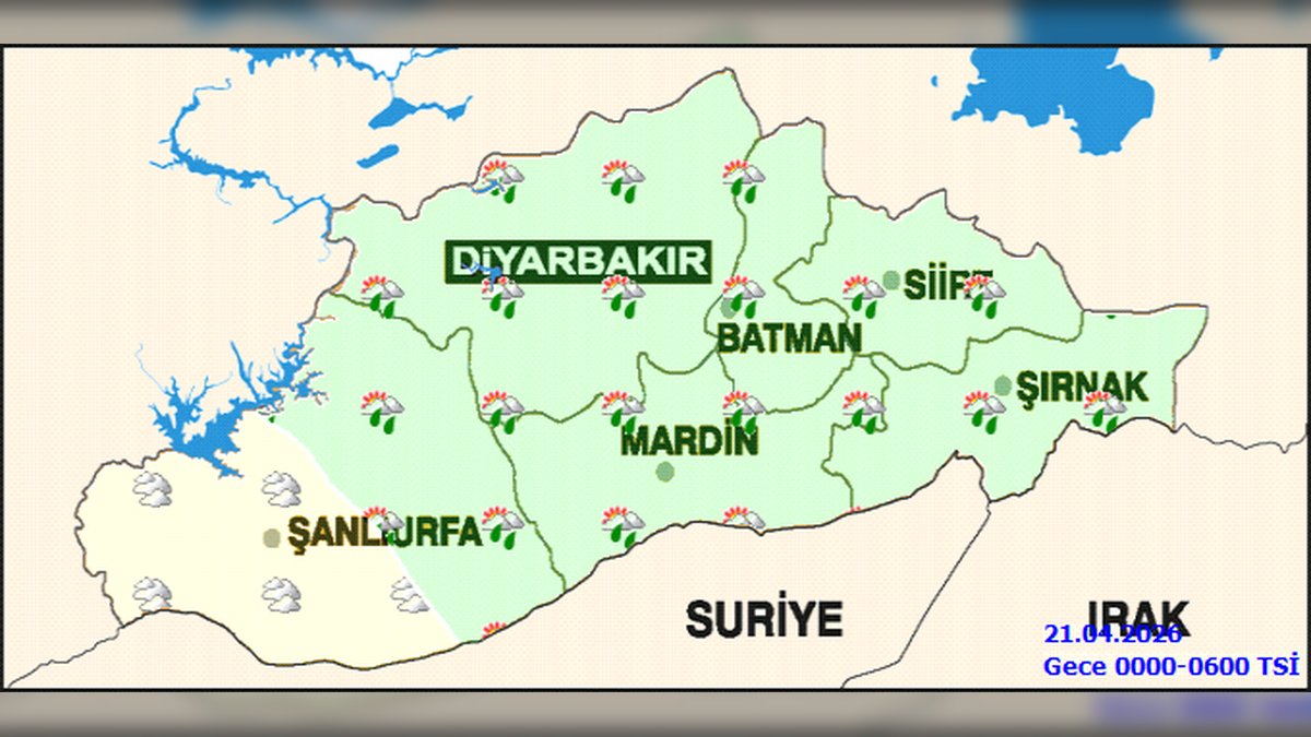 Diyarbakır'da Kuvvetli Yağış ve Fırtına Uyarısı: Sel, Su Baskını ve Yıldırım Tehlikesi