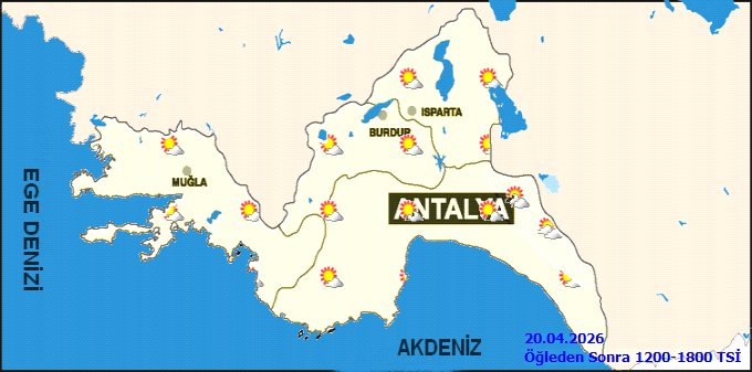 Muğla'da 20 Nisan Hava Durumu: Az Bulutlu ve Açık, İç Kesimlerde Sıcaklık Değişimi - Görsel 3