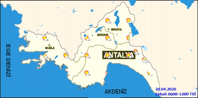 Muğla'da 20 Nisan Hava Durumu: Az Bulutlu ve Açık, İç Kesimlerde Sıcaklık Değişimi - Görsel 4