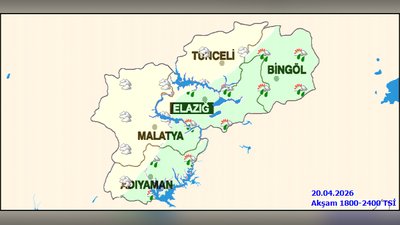 Tunceli'de Kuvvetli Yağış ve Çığ Tehlikesi Uyarısı