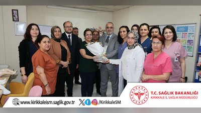 Kırıkkale İl Sağlık Müdürü Ebeler Haftası'nda Sağlık Çalışanlarıyla Buluştu