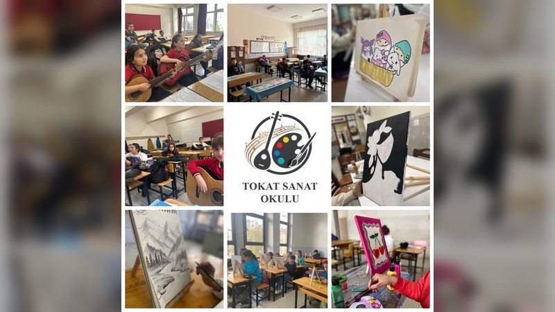 Tokat Sanat Okulu Kursları Öğrencilere İlham Veriyor