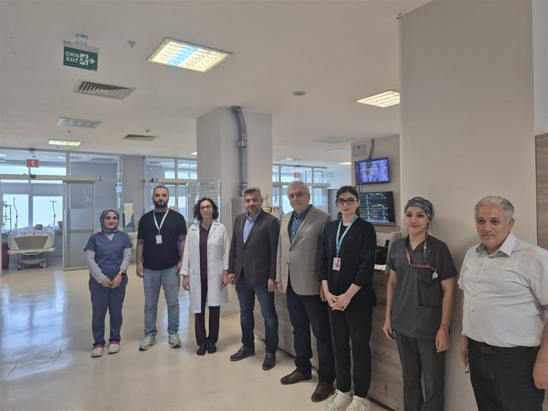 Kocaeli İl Sağlık Müdürü Pehlevan'dan Gebze Fatih Devlet Hastanesi'ne Bayram Ziyareti - Görsel 4