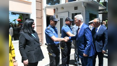 Ticaret Bakanı Bolat ve Vali Soytürk, Tekirdağ Emniyet Personeli ile Bayramlaştı