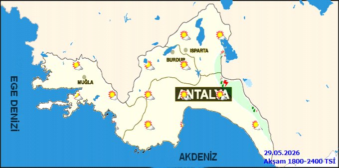 Antalya'da 29-30 Mayıs'ta Parçalı Bulutlu Hava ve Sıcaklık Artışı Bekleniyor - Görsel 4