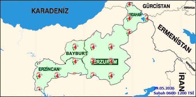 Bayburt'ta 29 Mayıs Hava Durumu: Parçalı Bulutlu ve Sağanak Yağışlı - Görsel 2