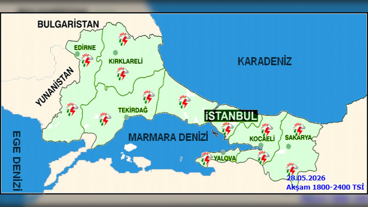 Edirne'de Hava Durumu: Parçalı Bulutlu ve Sağanak Yağış Bekleniyor