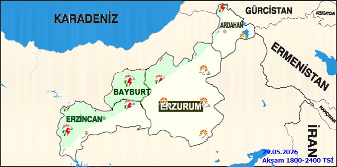 Erzincan'da 5 Günlük Hava Tahmini: Sağanak Yağışlar Bekleniyor - Görsel 3