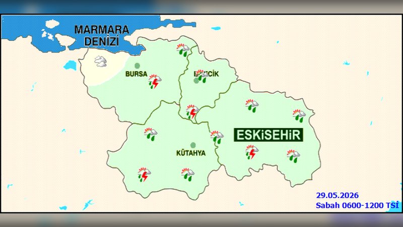 MGM Bilecik Hava Durumu: Sağanak Yağış ve Sıcaklık Düşüşü Bekleniyor