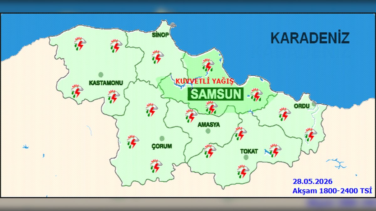 Ordu'da Kuvvetli Yağış Uyarısı: Sel ve Su Baskınlarına Dikkat!