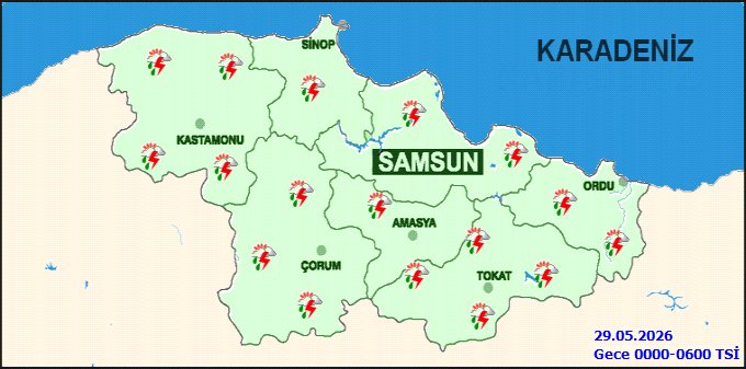 Sinop'ta Sağanak Yağış Etkili Olacak: Sıcaklıklar Mevsim Normallerinin Üzerinde - Görsel 4
