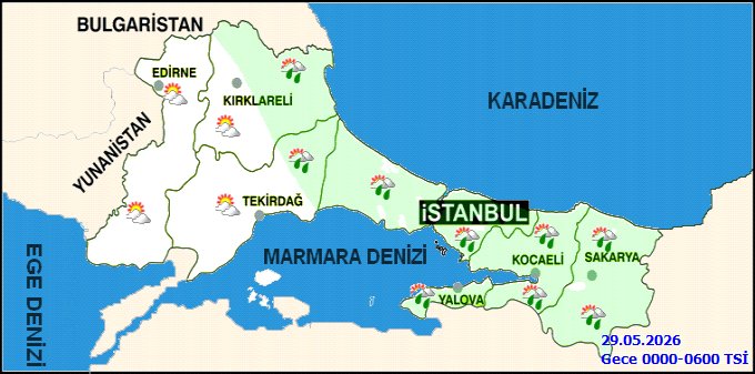 Tekirdağ'da Sağanak Yağış Bekleniyor: Sıcaklıklar Mevsim Normallerinin Üzerinde - Görsel 4