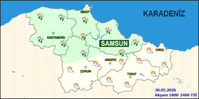 Çorum'da 5 Günlük Hava Durumu: Sağanak Yağış ve Sıcaklık Değişimleri - Görsel 3
