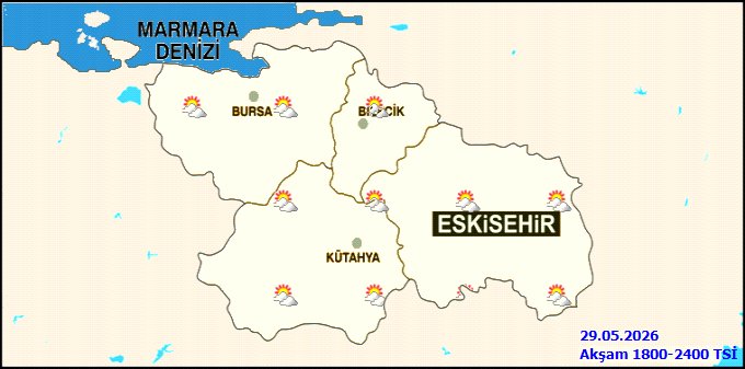 Eskişehir Hava Durumu: 30 Mayıs Cumartesi ve 5 Günlük Tahminler - Görsel 2