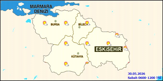 Eskişehir Hava Durumu: 30 Mayıs Cumartesi ve 5 Günlük Tahminler - Görsel 3