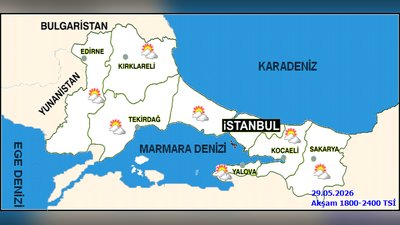 Kırklareli'nde 30 Mayıs Hava Durumu: Az Bulutlu ve Mevsim Normalleri Civarında