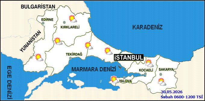 Kırklareli'nde 30 Mayıs Hava Durumu: Az Bulutlu ve Mevsim Normalleri Civarında - Görsel 4